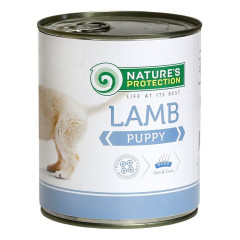 Вологий корм для цуценят з ягням Lamb Puppy Nature's Protection