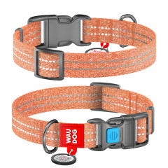 Нашийник (ш. 15мм. 25-35см.) помаранчевий Re-cotton WauDog CoLLar