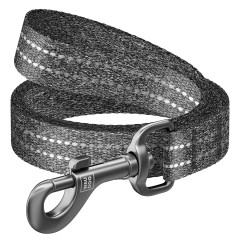 Повідець (ш. 15 мм. д. 500 см.) сірий Re-cotton WauDog CoLLar