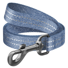 Повідець (ш. 20мм. д. 500см.) синій Re-cotton WauDog CoLLar
