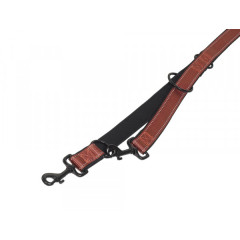 Повідець-перестіжка Classic Reflect Soft 15-20мм*200см теракот-чорна Design Nobby