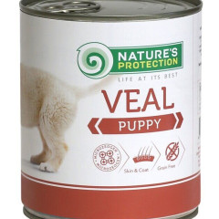 Вологий корм для цуценят Veal з телятиною Puppy Nature's Protection