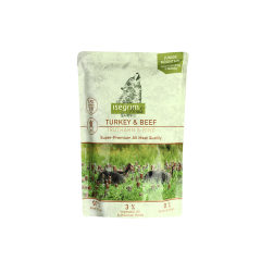 Вологий корм для цуценят з індичкою та яловичиною Turkey & Beef Juniour Roots Isegrim