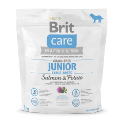 Сухий корм для цуценят з лососем та картоплею (OLD) NEW172199) Junior Large Breed Salmon & Potato Brit Care