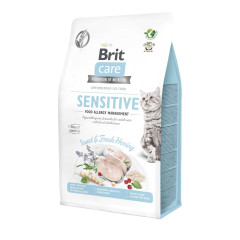Сухий корм для котів з рибою та комахами Food Allergy Managment Sensitive Insect & Fresh Herring Brit Care