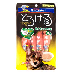 Ласощі для котів рідкі стікі з тунцем та лососем CattyMan