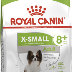 Сухий корм для собак 8+ Adult X-Small Size Health Nutrition Royal Canin