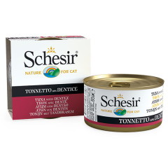 Вологий корм для котів з тунцем та зубань Wet Schesir