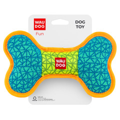 Іграшка м'яка Кістка, блакитна Fun WauDog CoLLar