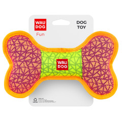 Іграшка м'яка Кістка, рожева Fun WauDog CoLLar
