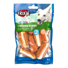 Ласощі для собак кістка пресована з куркою 120 г. Chewing Bone Denta Fun Trixie
