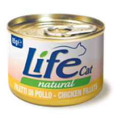 Вологий корм для котів з куркою 85 г. Natural Life Cat