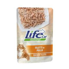Вологий корм для котів з куркою Natural Life Cat