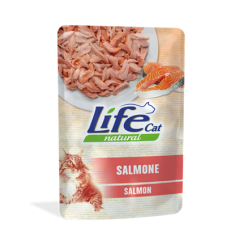 Вологий корм для котів з лососем Natural Life Cat
