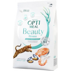 Сухий корм для котів з морепродуктами Fitness Beauty OptiMeal