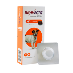 Засіб від бліх та кліщів для собак від 4,5-10 кг. Bravecto