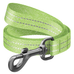Повідець (ш. 20мм. д. 300см.) салатовий Re-cotton WauDog CoLLar