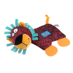 Іграшка м'яка Лев 2 Dog Toy With Squeaker Misoko&Co