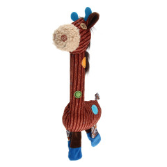 Іграшка м'яка Жираф 2 Dog Toy With Squeaker Misoko&Co