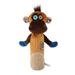 Іграшка м'яка Мавпа Dog Toy With Squeaker Misoko&Co