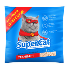 Наповнювач деревний синій Super Cat CoLLar