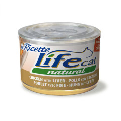 Вологий корм для котів з куркою, печінкою та морквою Natural Life Cat