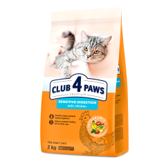 Сухий корм для котів з чутливим травленням Sensitive Digestion Adult Cat Клуб 4 Лапи