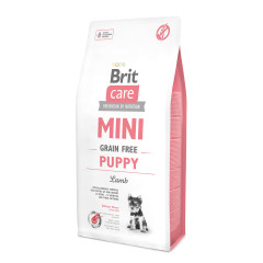 Сухий корм для цуценят з ягням Puppy Mini Lamb Brit Care