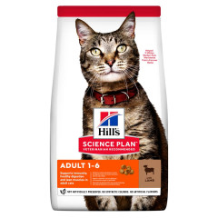Сухий корм для котів з ягням Adult 1-6 Cat Science Plan Hill's