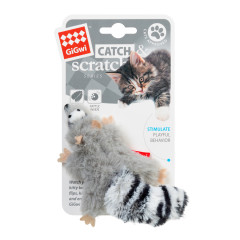 Іграшка м'яка єнот з котячою мятою 8 см. Catch&Scratch GiGwi
