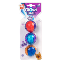 Іграшка м'яч набір 3 шт Ball GiGwi