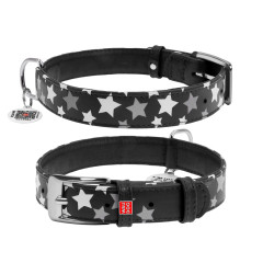 Нашийник (ш. 20мм. 30-39см.) чорний Glamour WauDog CoLLar