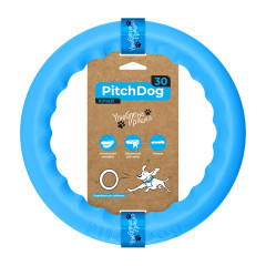 Іграшка Іграшка кільце для апортировки блакитне PitchDog CoLLar