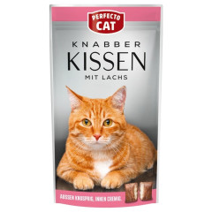 Ласощі для котів подшечки з лососем 50 г. Perfecto Cat